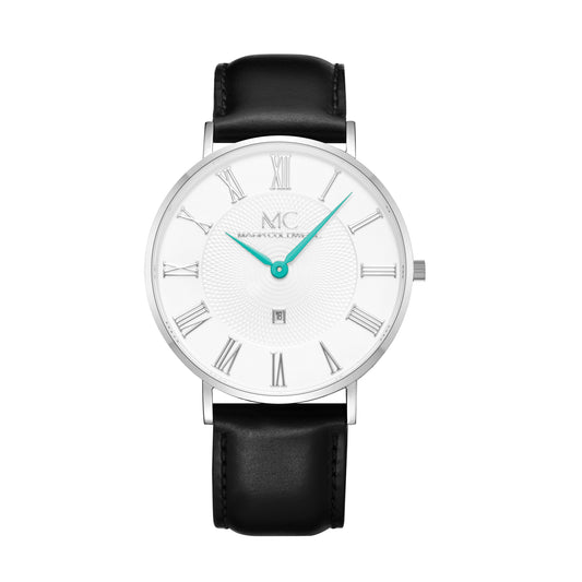 Sheffield White Silver Watch - Limited Edition - Mark Coldwell Timepiece