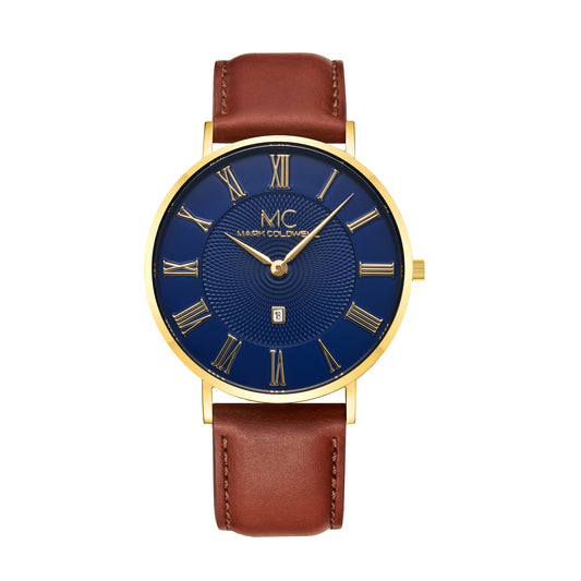 Chelsea Blue Gold Watch - Limited Edition - Mark Coldwell Timepiece